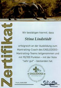 Zertifikat Eagledogs